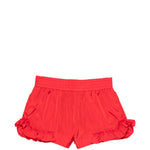 Mini shorts con volant in rosso Simone rocha - donna 