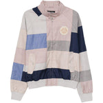 Giacca patchwork con zip multicolore Kidsuper x mercedes benz - uomo 