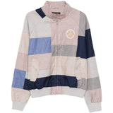 Giacca patchwork con zip multicolore Kidsuper x mercedes benz - uomo 