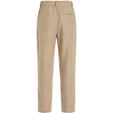 Pantaloni Croisière a pieghe con elastico in vita in beige Jacquemus - uomo 
