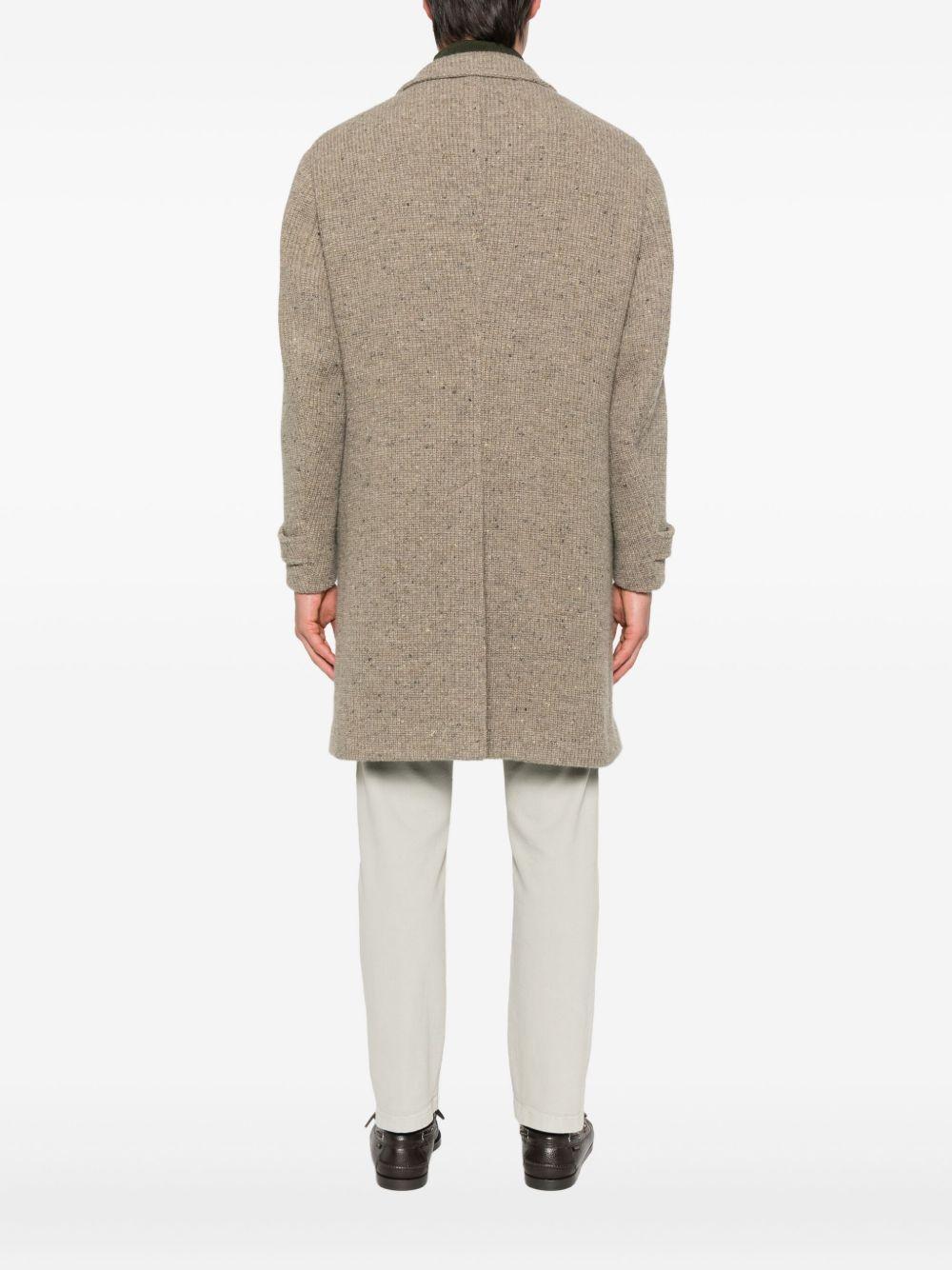 Cappotto monopetto in beige Eleventy - uomo 