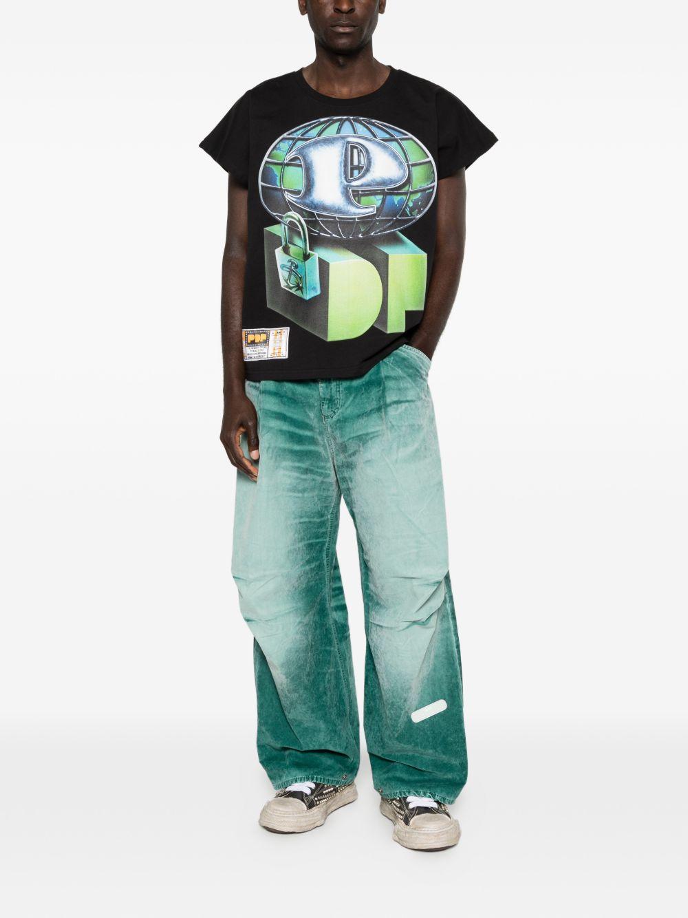 T-shirt con stampa grafica Pdf - uomo 