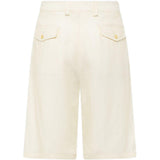 Shorts con bottone in bianco Laneus - uomo 