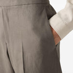 Pantaloni Oasi Lino in grigio Zegna - uomo 