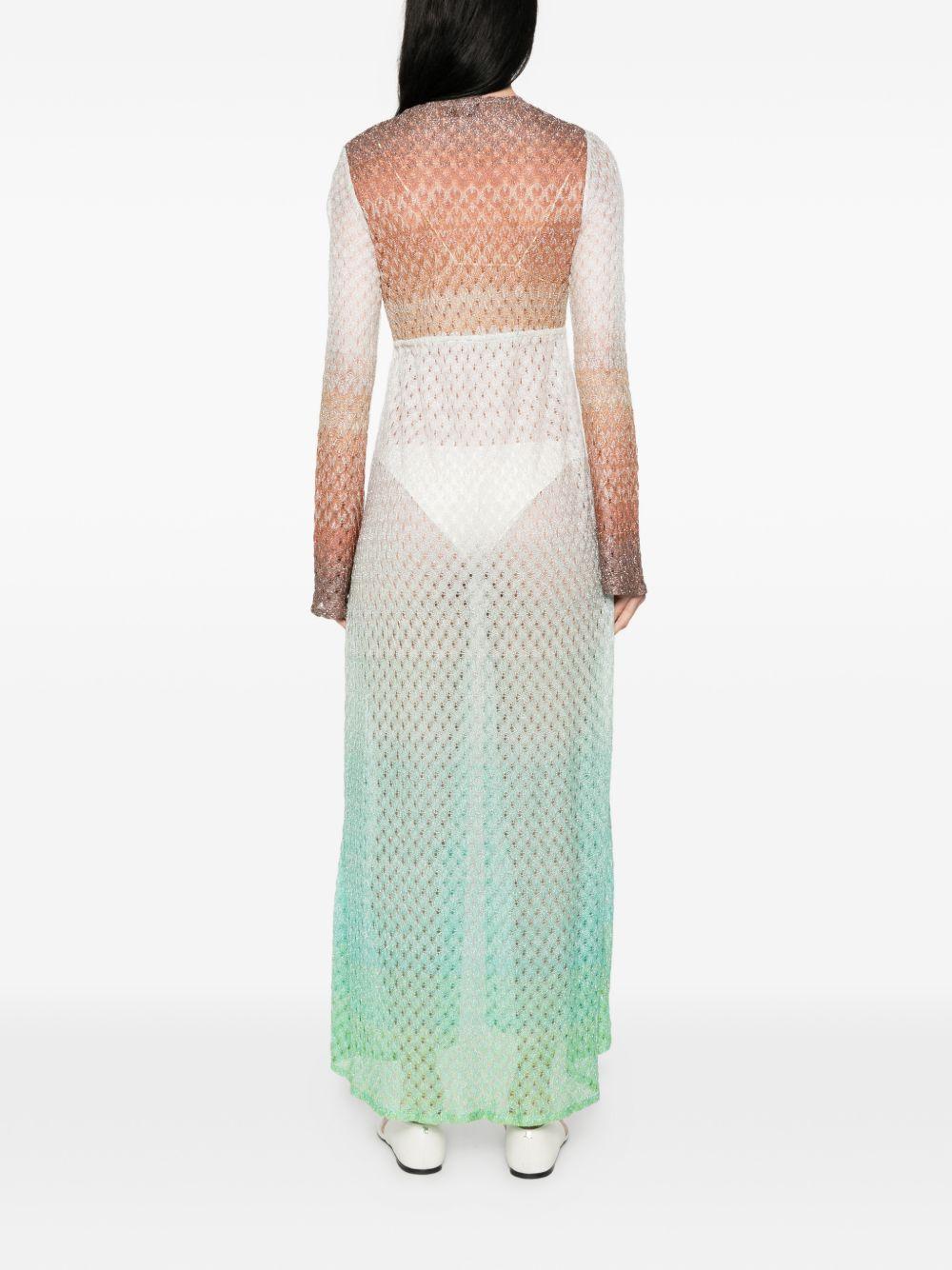 Copricostume chevron-pattern multicolor Missoni - donna 