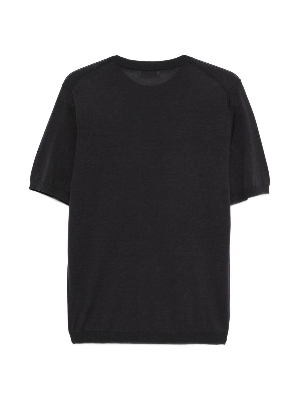 T-shirt a maniche corte in marrone Kangra - uomo 