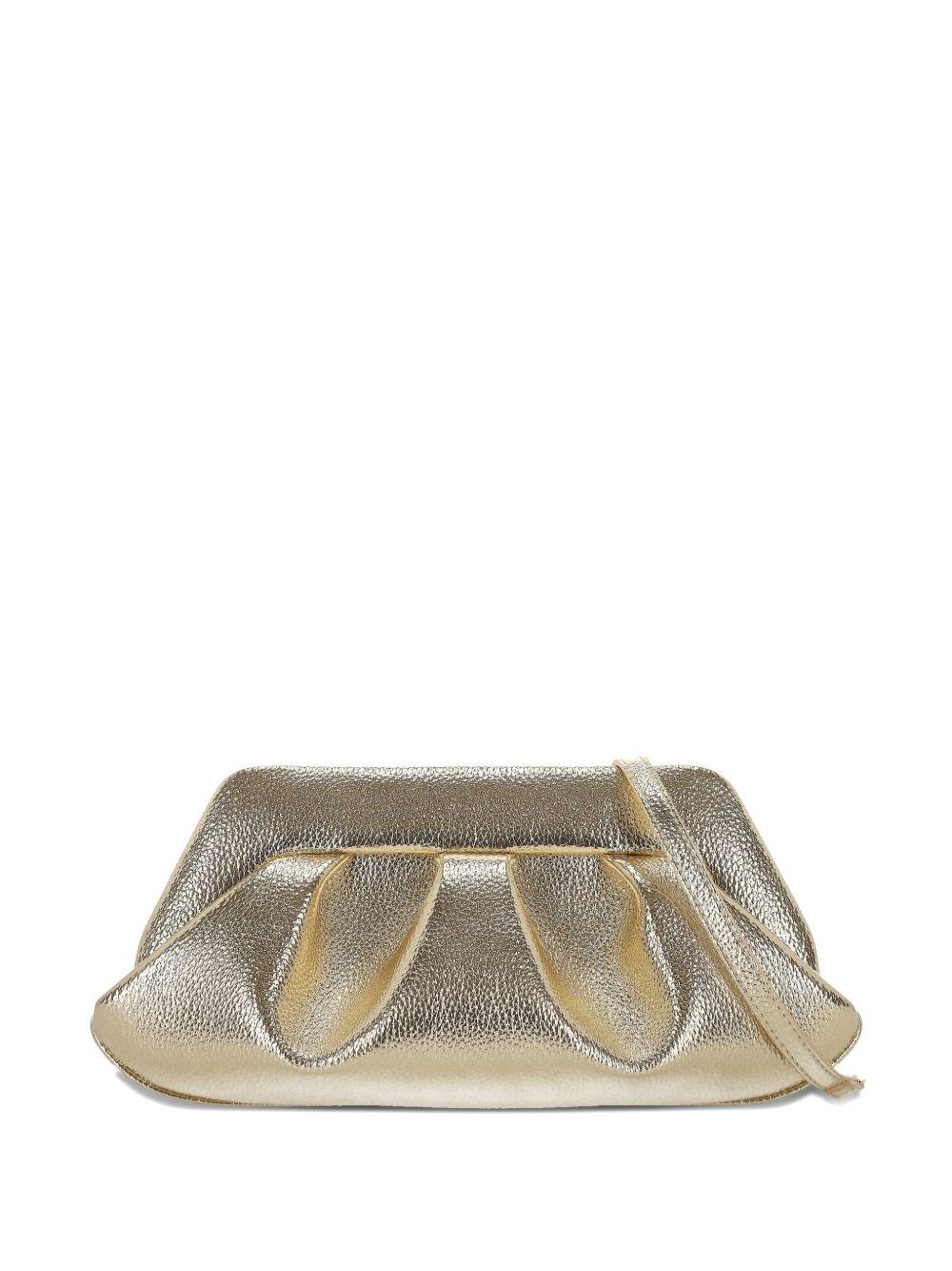 Clutch bios baguette in oro Themoirè - donna 