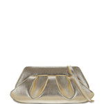 Clutch bios baguette in oro Themoirè - donna 