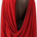 Abito con dettagli cut-out la robe mistral in rosso Jacquemus - donna 