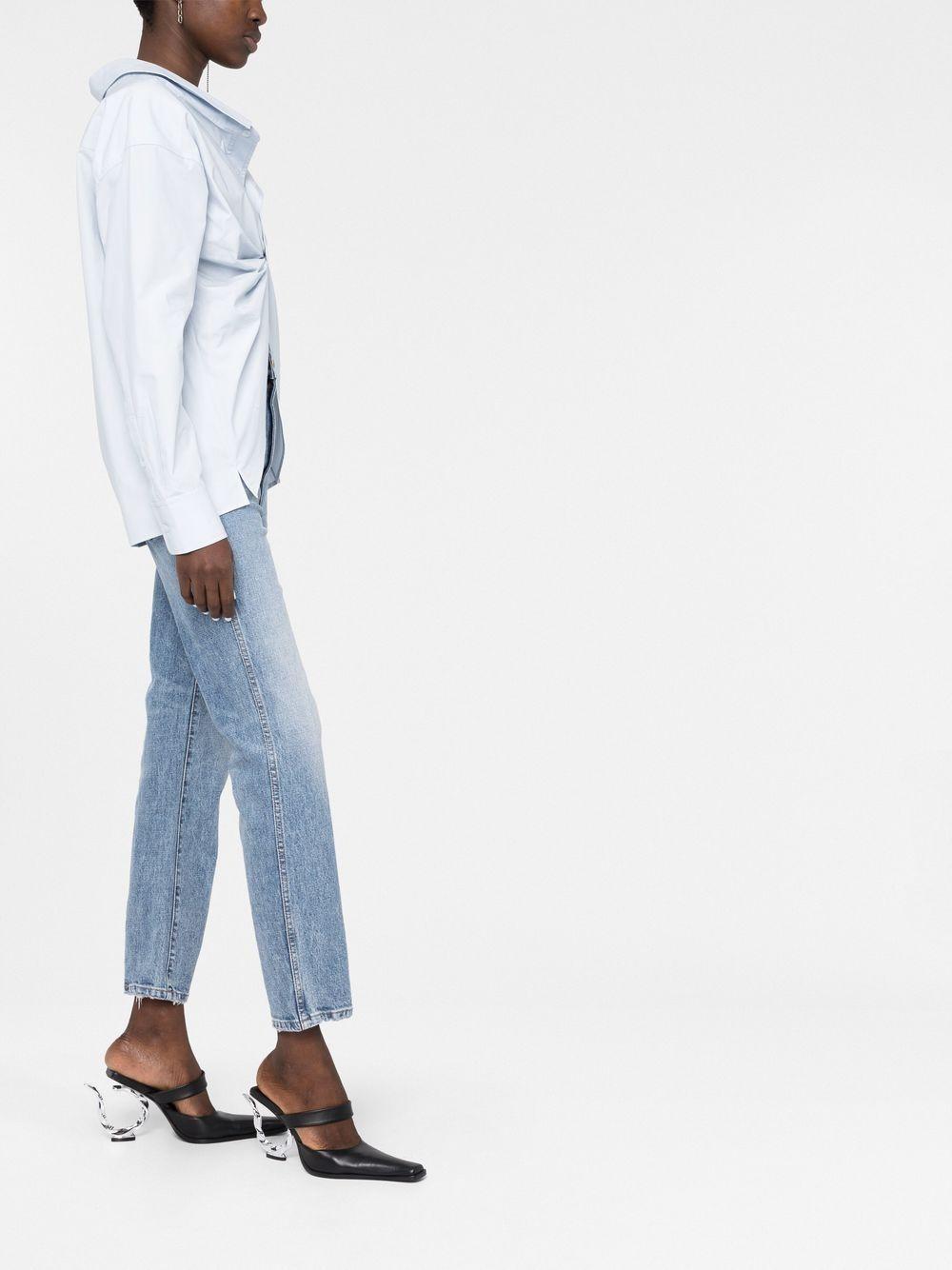Jeans dritti Abigail in azzurro KHAITE - donna 