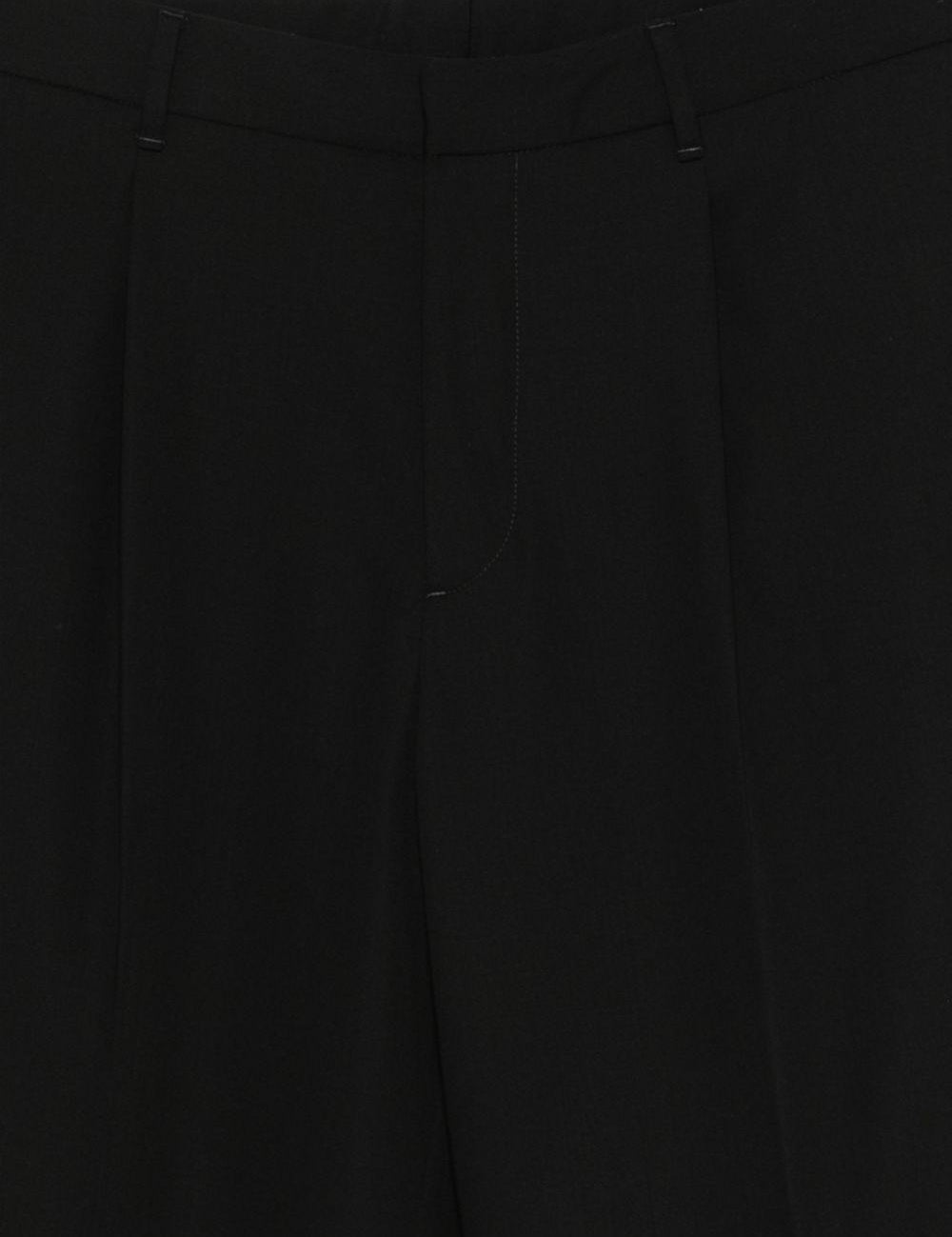 Pantaloni con pieghe in nero Lardini - uomo 