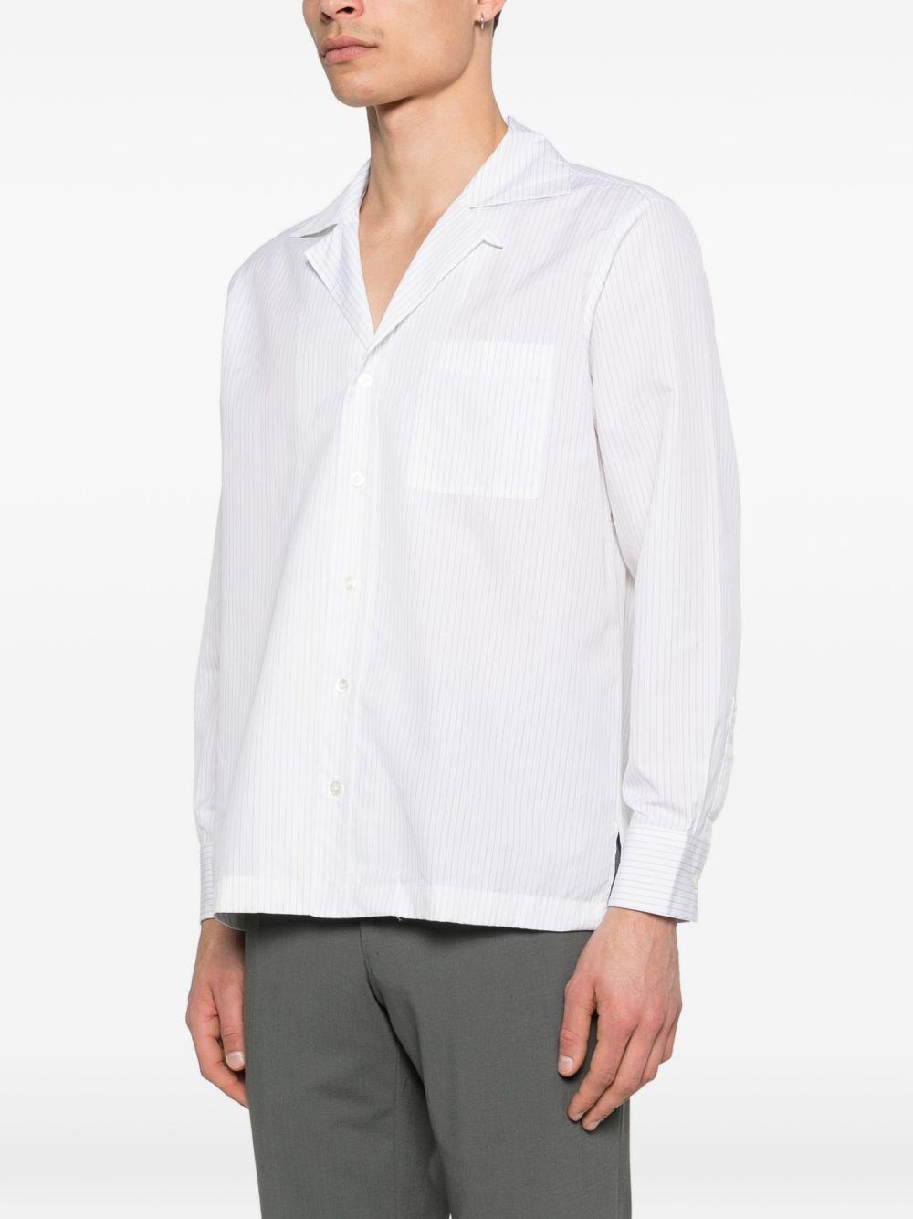 Camicia Paul a righe in bianco Lardini - uomo 