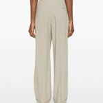 Pantaloni con pinces in beige Alberta Ferretti - donna 