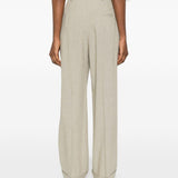 Pantaloni con pinces in beige Alberta Ferretti - donna 