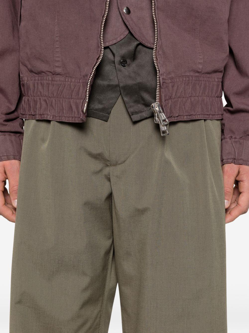 Pantaloni Bridge a gamba ampia in verde Our Legacy - uomo 