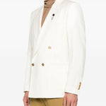 Blazer doppiopetto in bianco Lardini - uomo 