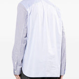 Camicia a righe in blu Junya Watanabe MAN - uomo 