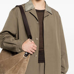 Giacca Pack con colletto a contrasto in verde Our Legacy - UOMO 