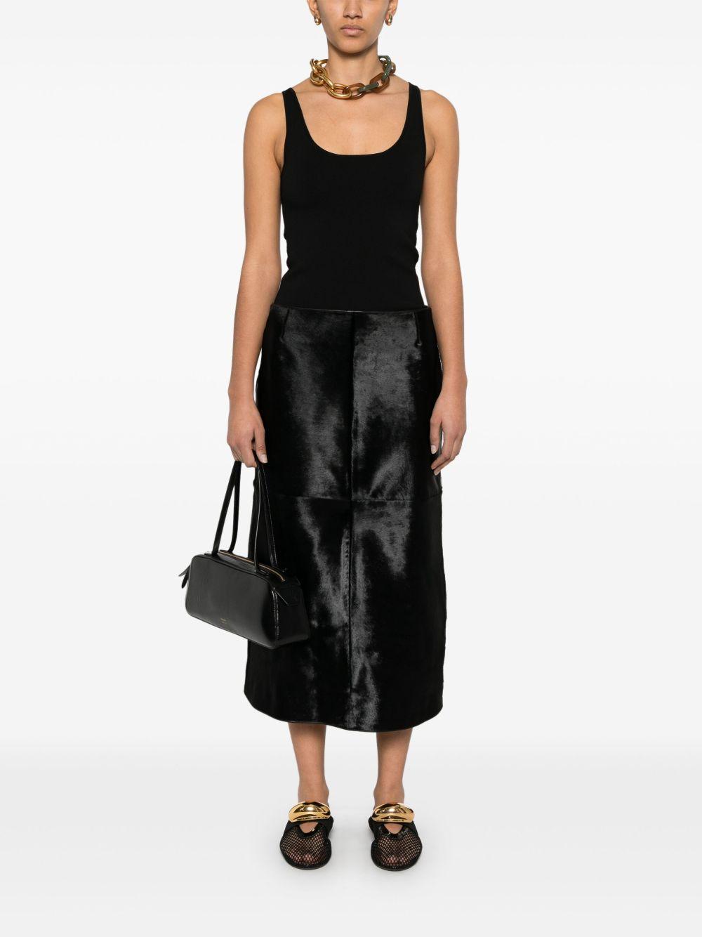 Canotta in maglia in nero Toteme - donna 