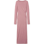 Abito midi in viscosa in rosa 