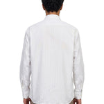 Camicia a righe in bianco 