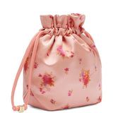 Borsa a fiori con coulisse in rosa Ganni - donna 