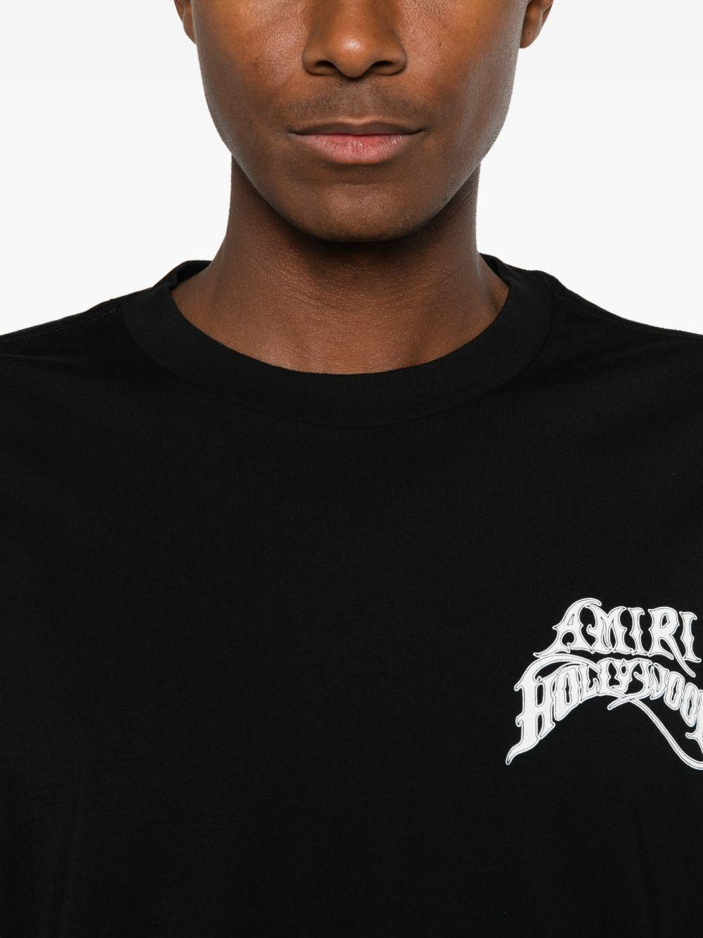 T-shirt Hollywood LJ Skate in nero 