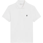 Polo Ami de Coeur in bianco Ami paris - uomo 