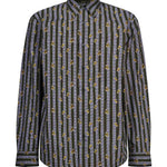 Camicia in cotone stampata multicolor 
