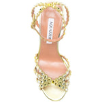 Sandali tequila in oro Aquazzura - donna 