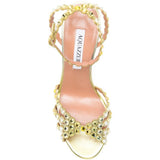 Sandali tequila in oro Aquazzura - donna 