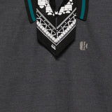Polo con logo ricamato in grigio Kolor - uomo 