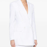 Pagella giacca doppiopetto in bianco Maxmara - donna 