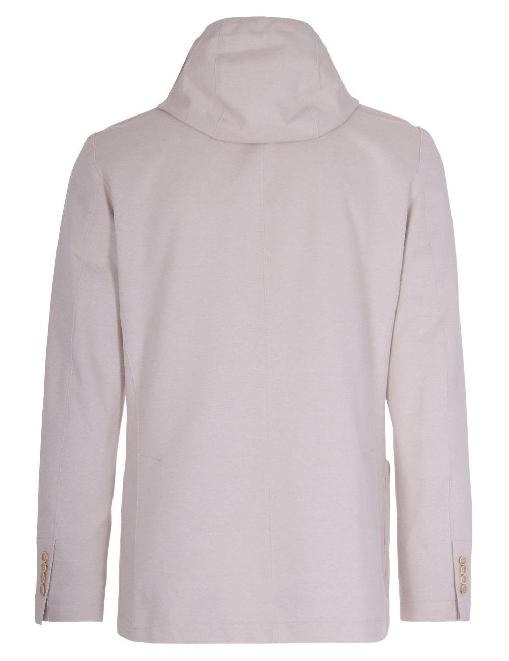 Giacca con cappuccio in beige Eleventy - uomo 