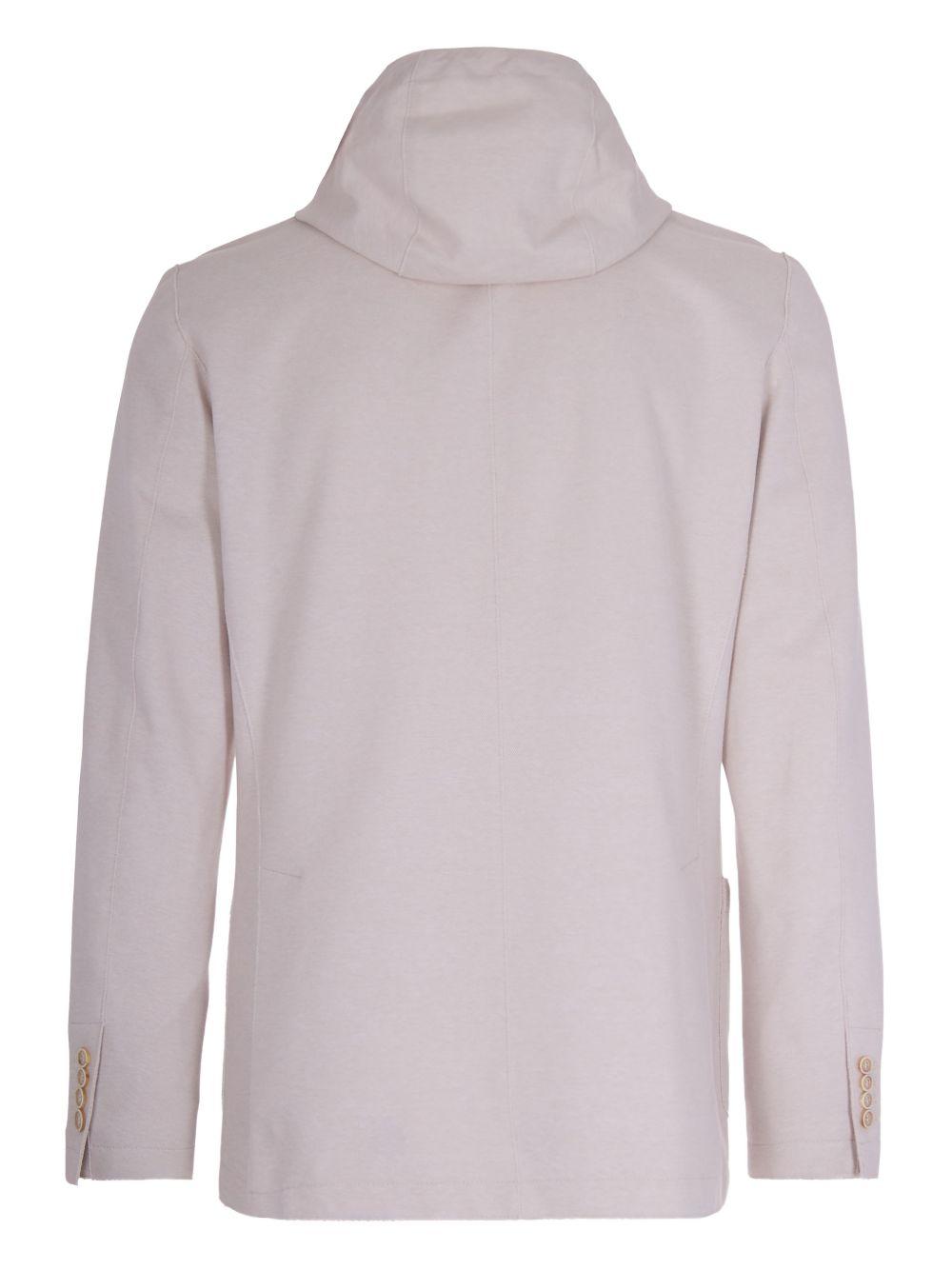 Giacca con cappuccio in beige Eleventy - uomo 
