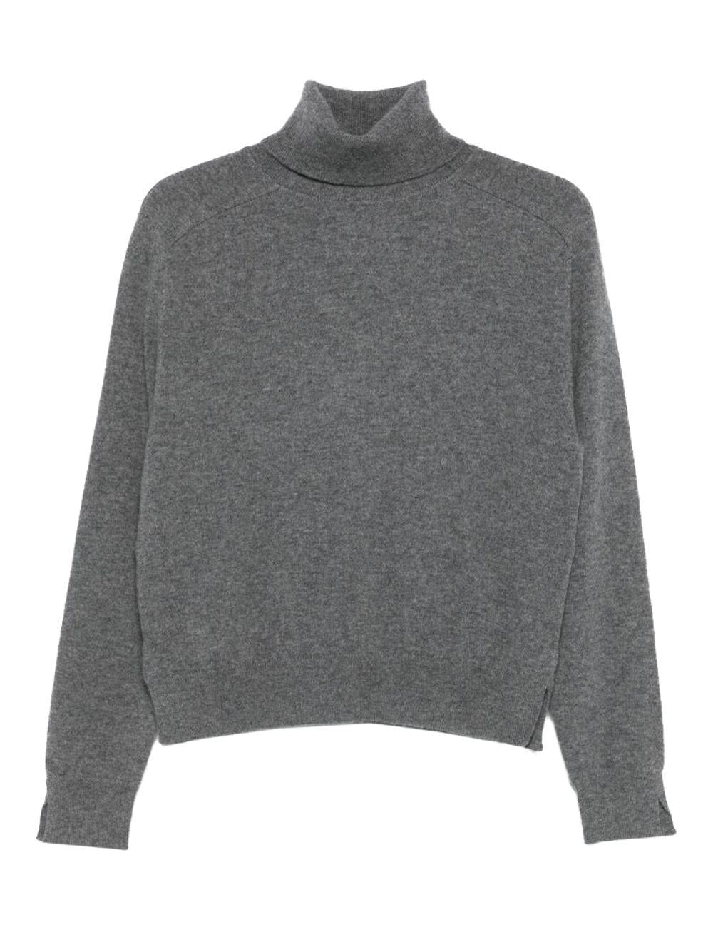 Maglione a collo alto in grigio Gotha - donna 