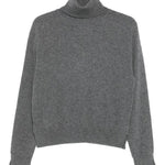 Maglione a collo alto in grigio Gotha - donna 