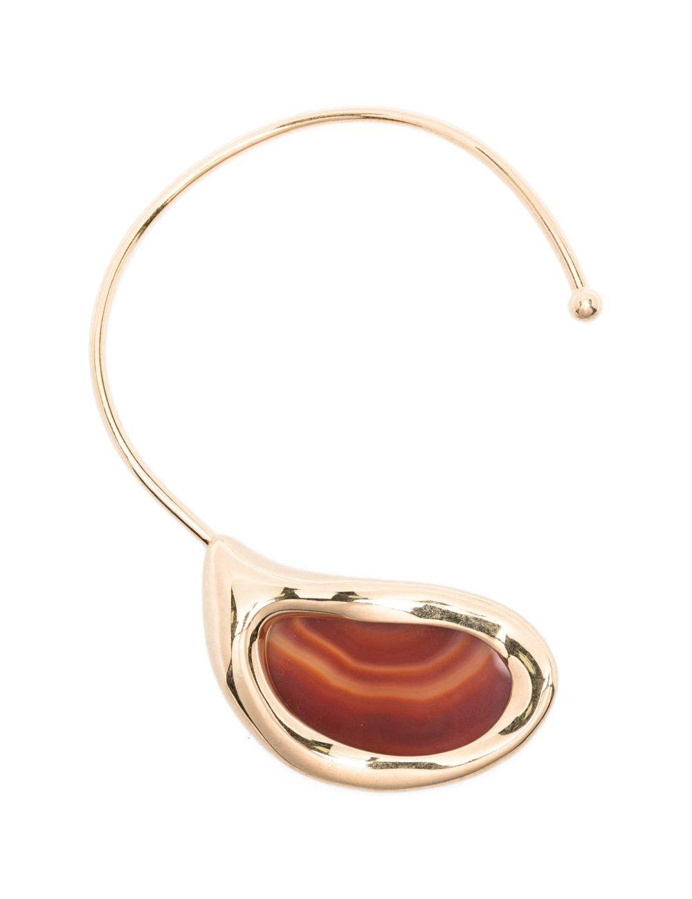 Collana aperta in agata in oro Panconesi - unisex 