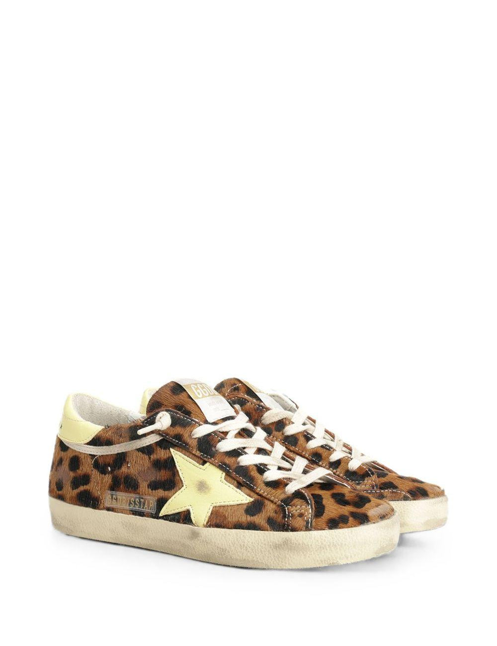 Sneakers super star in animalier golden goose - donna 