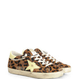 Sneakers super star in animalier golden goose - donna 