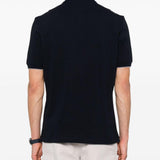 Polo con ricamo in nero Brunello cucinelli - uomo 