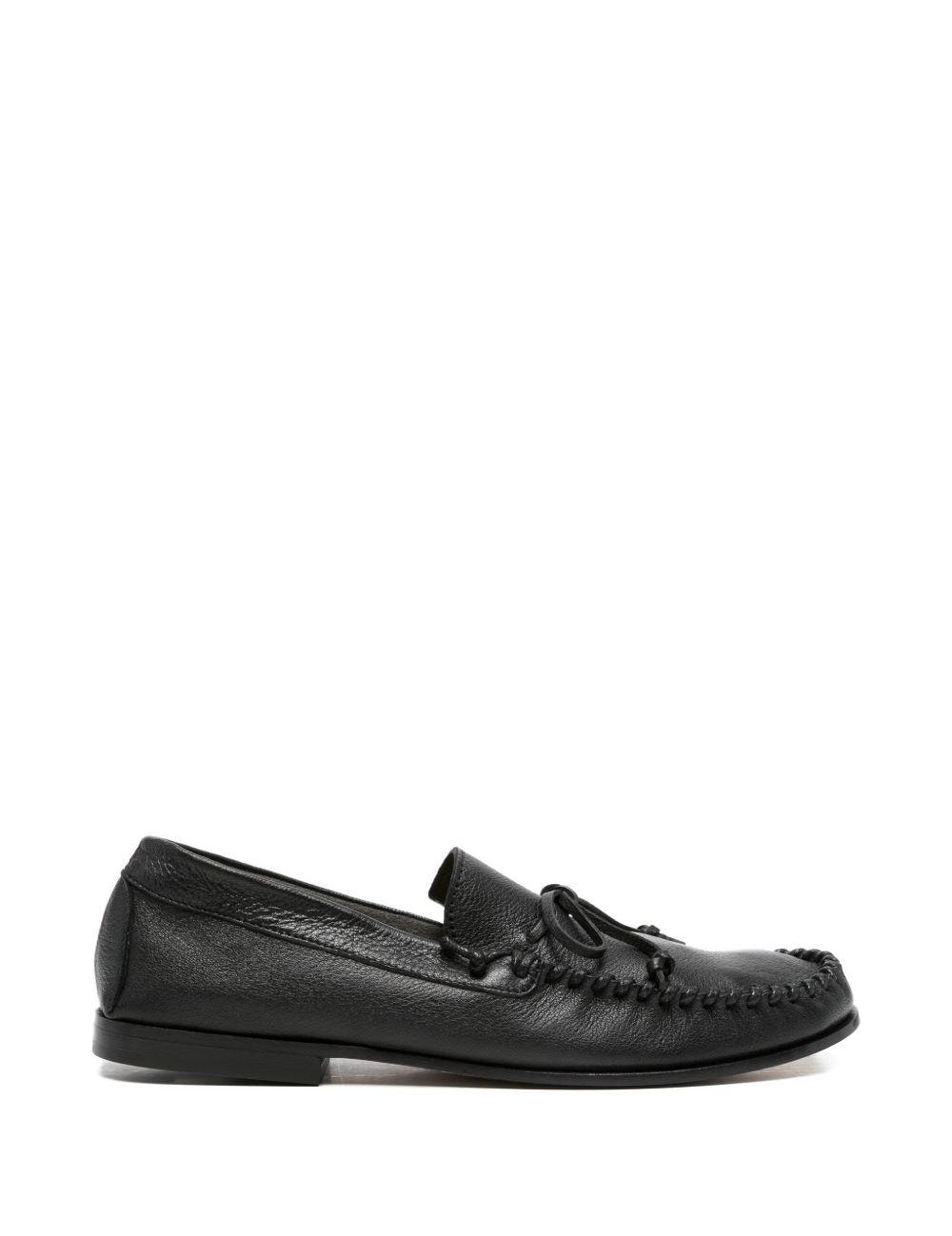 Mocassini ibiza in nero  Henderson baracco - uomo 