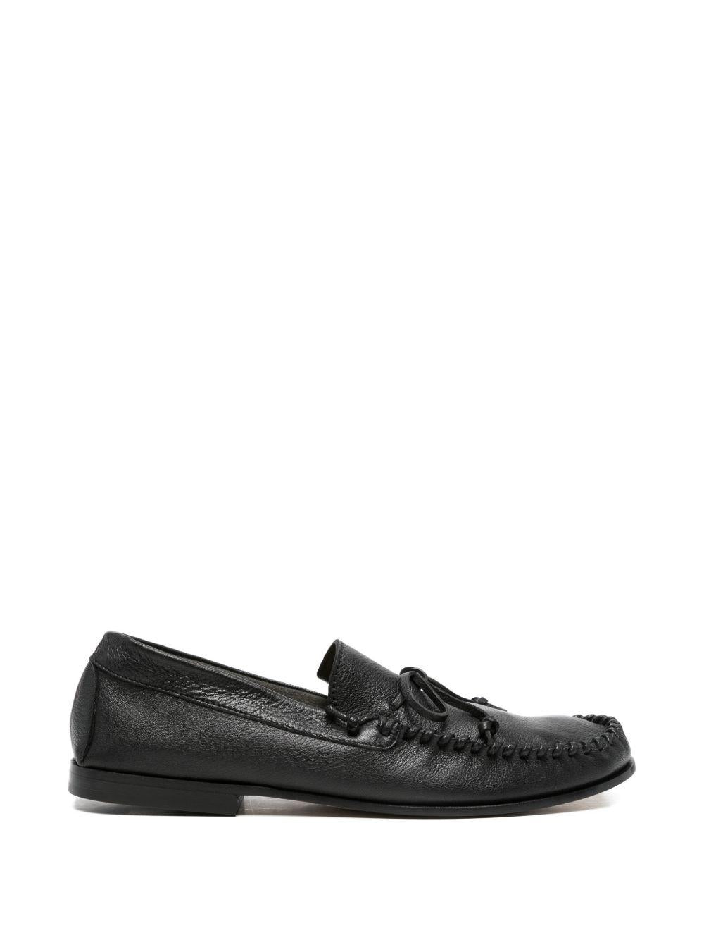 Mocassini ibiza in nero  Henderson baracco - uomo 