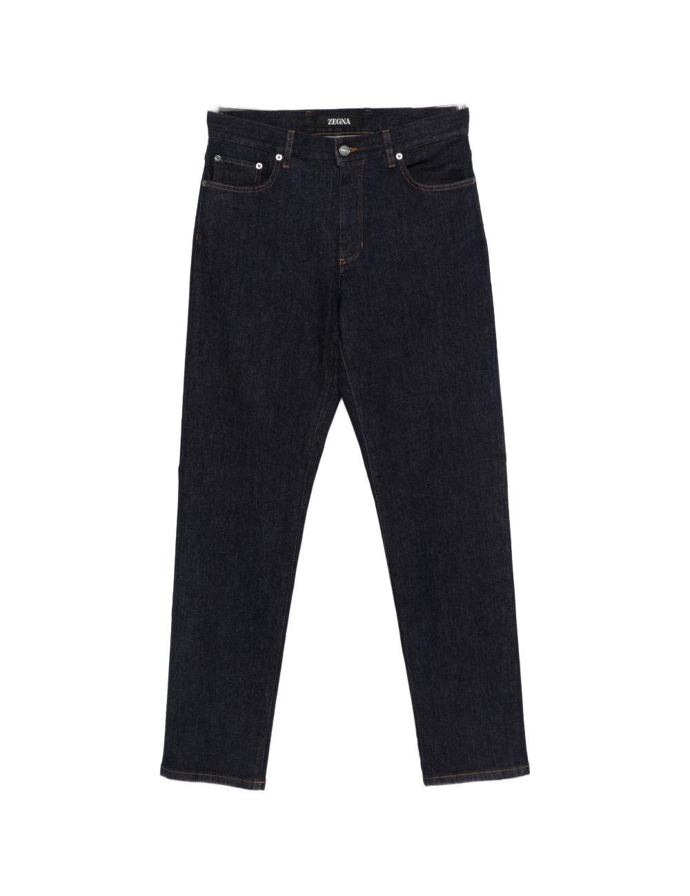 Jeans con bottoni in blui Zegna - uomo 