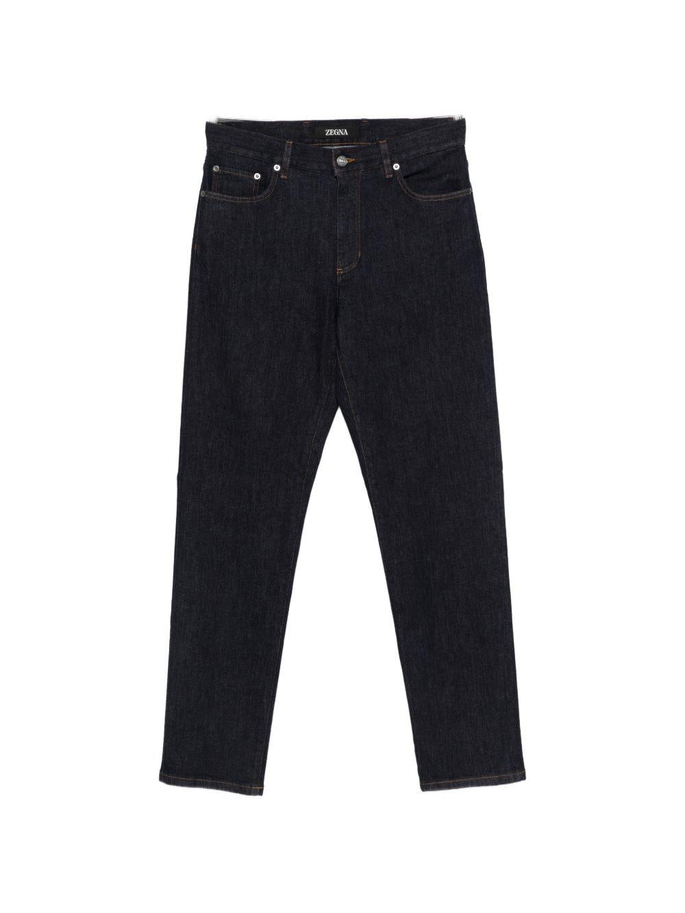 Jeans con bottoni in blui Zegna - uomo 