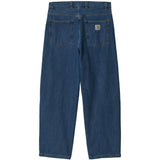 Jeans a gamba larga brandon in blu carhartt wip - uomo 