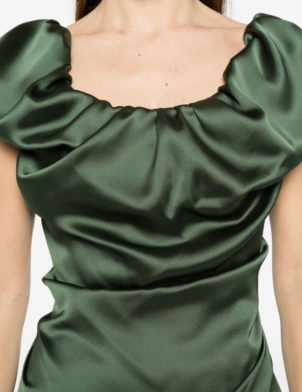 Abito corto Ginnie Amberin verde Vivienne Westwood - donna 