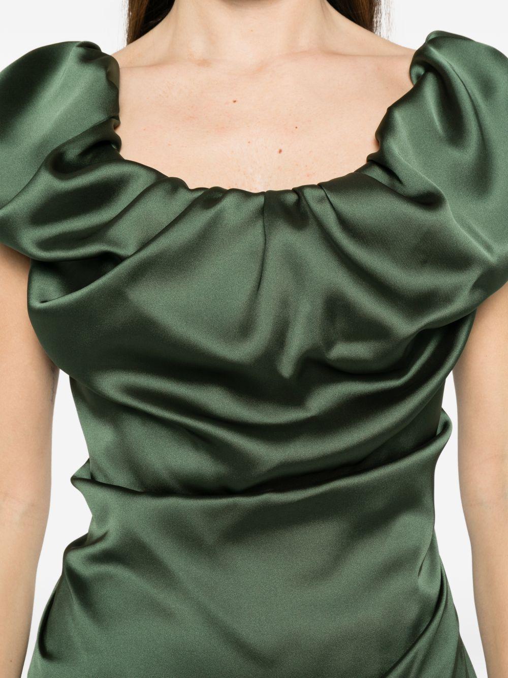 Abito corto Ginnie Amberin verde Vivienne Westwood - donna 