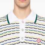 Polo a righe  in bianco Casablanca - uomo 