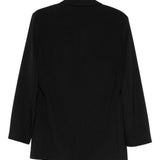 Blazer doppiopetto in nero Alberta Ferretti - donna 